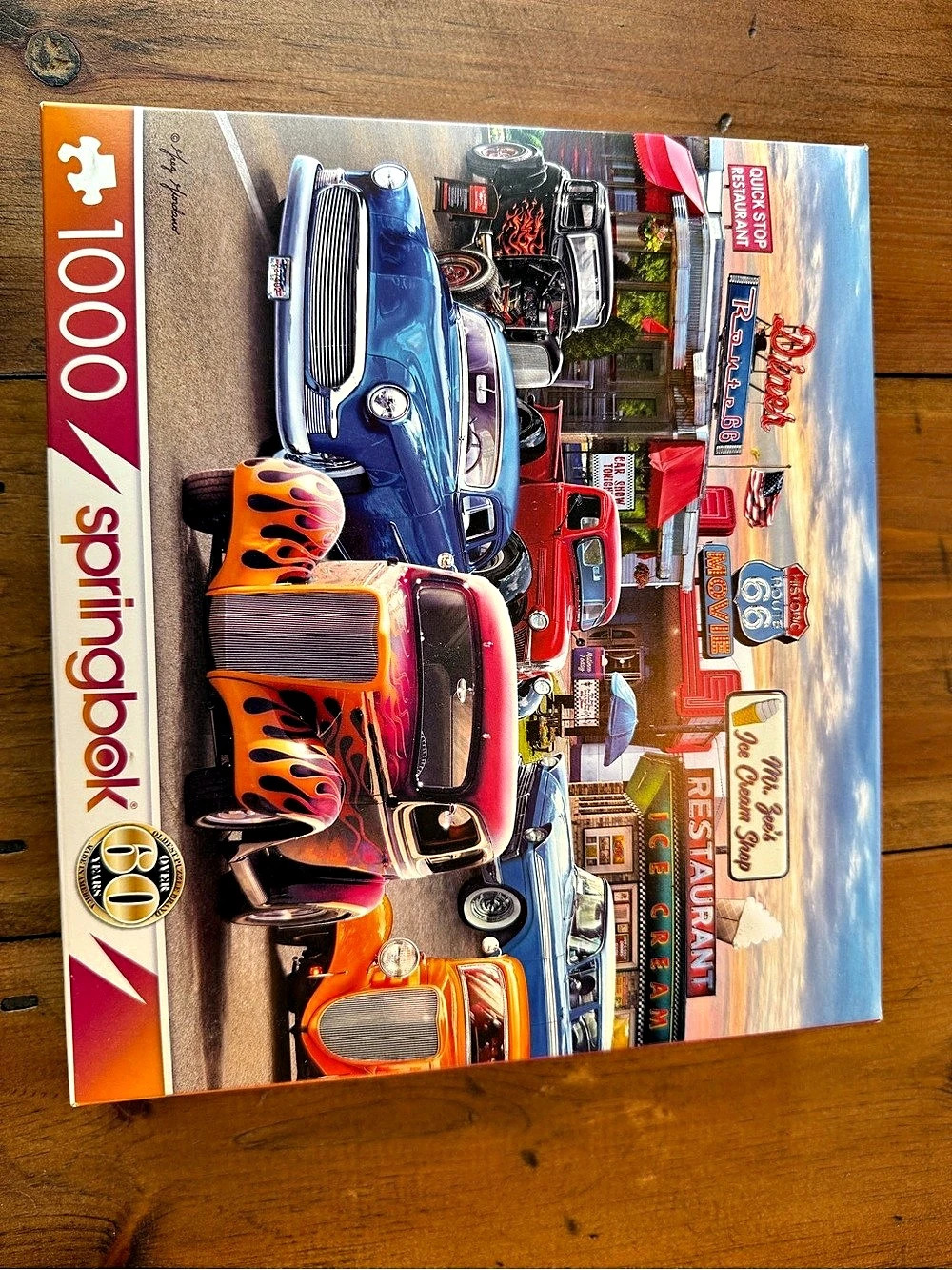 Springbok Cruisin' Route 66 1000-Piece Puzzle